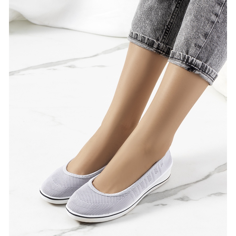 Gray Loane wedge sneakers grey 1