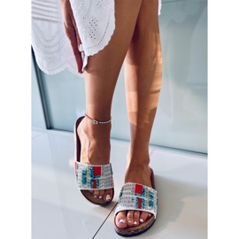 PA1 Taida White cork slippers 2