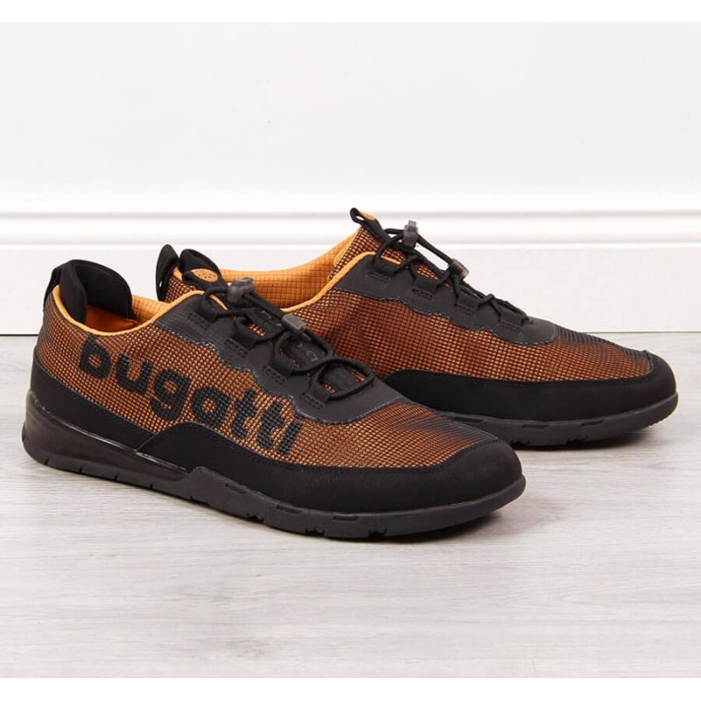 Black and orange sports shoes Bugatti M JJ153032 multicolored 1