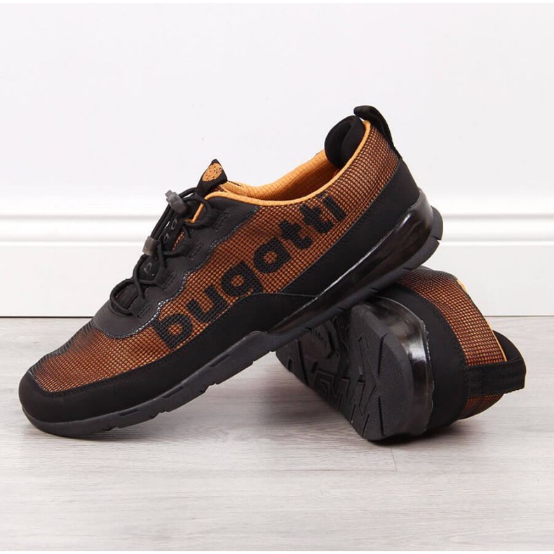 Black and orange sports shoes Bugatti M JJ153032 multicolored 2