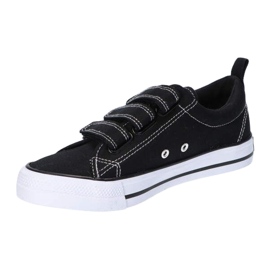 Black Velcro sneakers American Club LH59 / 22 1