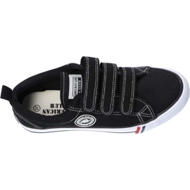 Black Velcro sneakers American Club LH59 / 22 2
