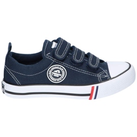 American Club Navy American LH33 Velcro Sneakers blue 2 American Club Navy American LH33 Velcro Sneakers blue 2