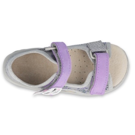 Befado children's shoes pu 065P150 purple grey 3