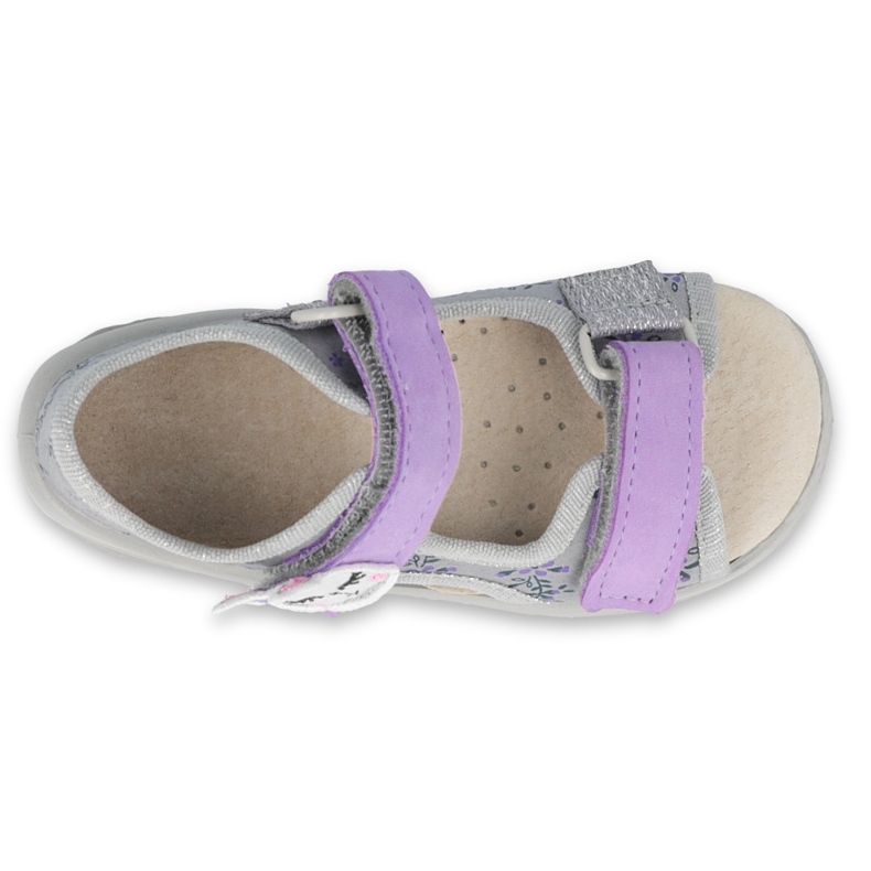 Befado children's shoes pu 065P150 purple grey 3