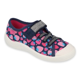 Befado children's shoes 251X191 navy blue pink 4 Befado children's shoes 251X191 navy blue pink 4