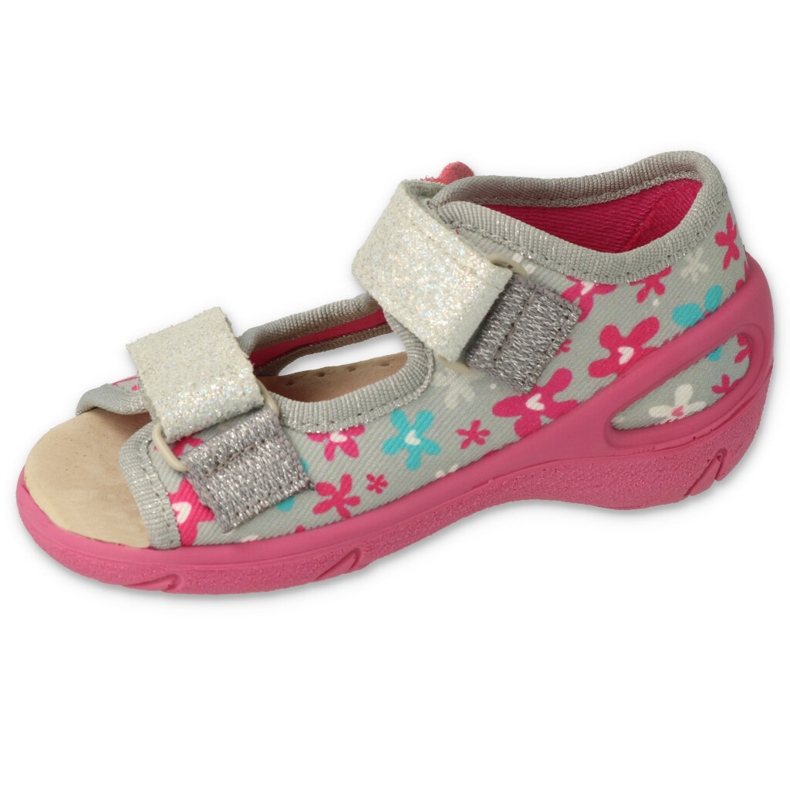 Befado children's shoes pu 065P175 pink grey 1