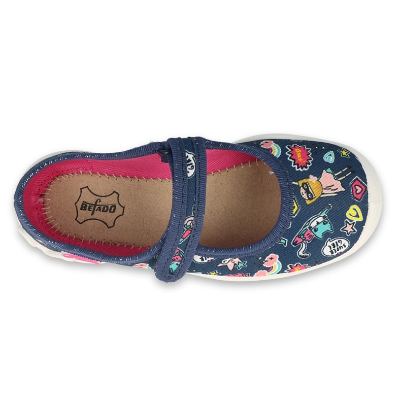 Befado children's shoes 114Y482 navy blue multicolored 3