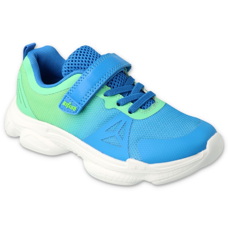 Befado colored youth shoes 516Q121 blue yellow 4