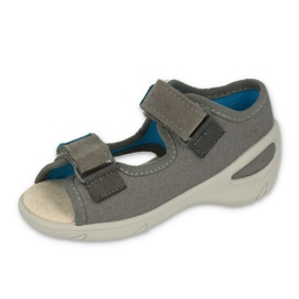 Befado children's shoes pu 065P166 blue grey 1