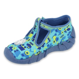 Befado children's shoes 110P409 blue green 1