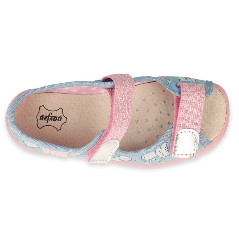 Befado children's shoes 869X167 blue pink grey 3