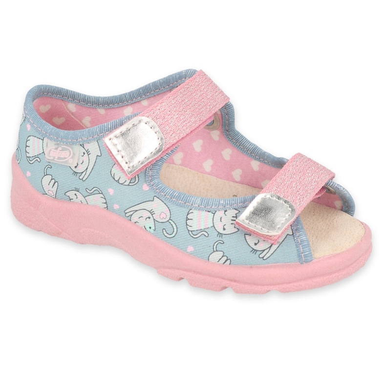 Befado children's shoes 869X167 blue pink grey 4