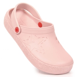 Girls' slippers kroks pink Big Star II375007 1