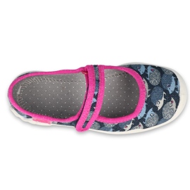Befado children's shoes 114Y466 navy blue pink 3