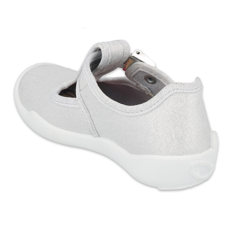Befado children's shoes silver blank 115X001 grey 2