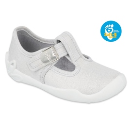 Befado children's shoes silver blank 115X001 grey 5
