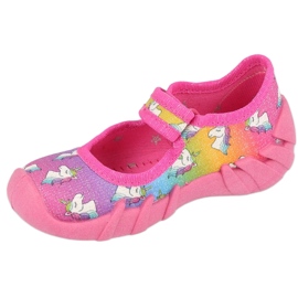 Befado children's shoes speedy 109P232 purple blue pink yellow 1