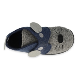 Befado children's shoes 526P080 navy blue grey 3