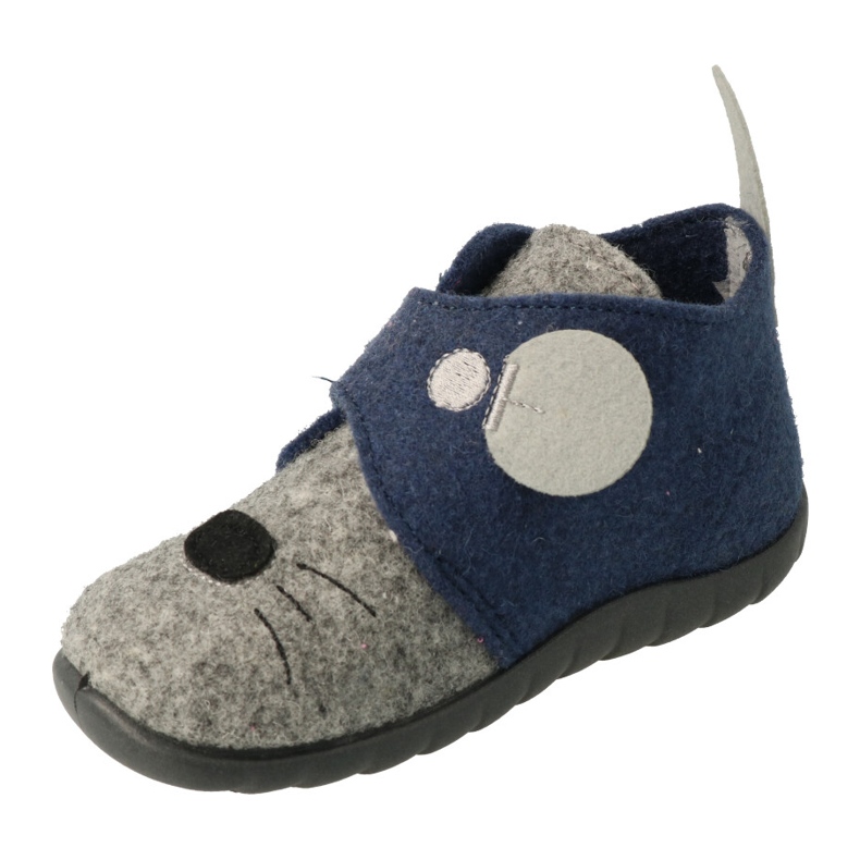 Befado children's shoes 526P080 navy blue grey 4