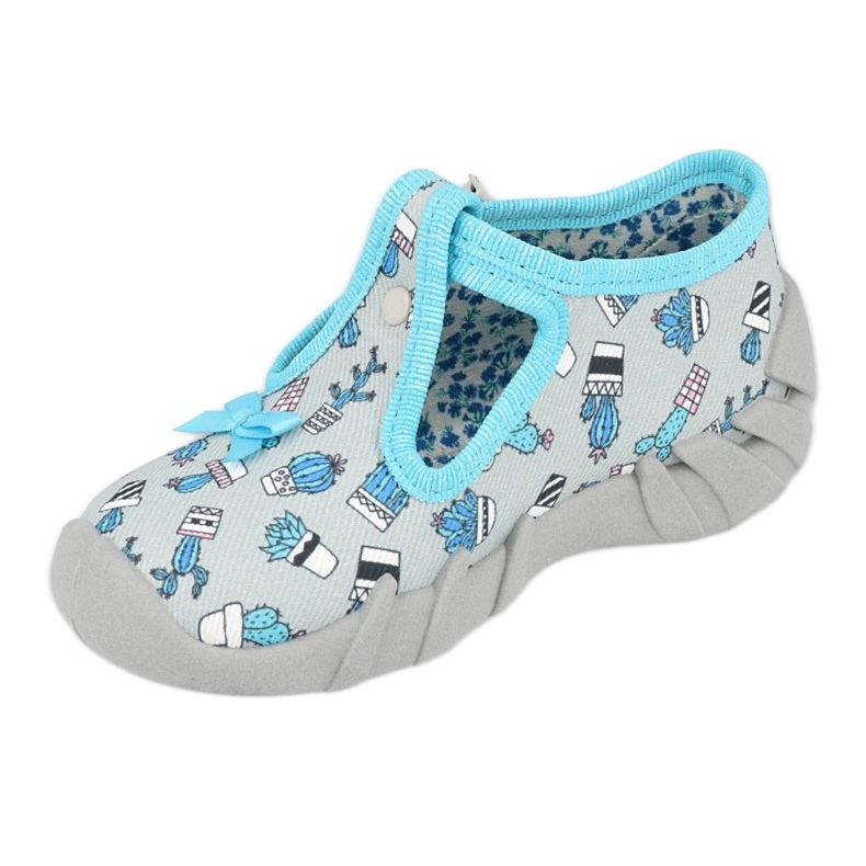 Befado children's shoes 110P414 blue grey 1