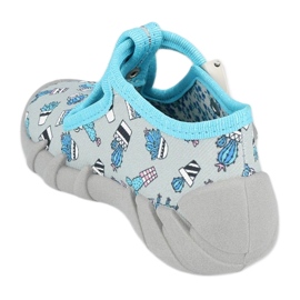 Befado children's shoes 110P414 blue grey 2
