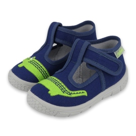 Befado children's shoes 531P083 navy blue green 1