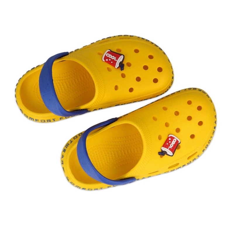 Befado other children's shoes - yellow 159Y100 blue golden 1