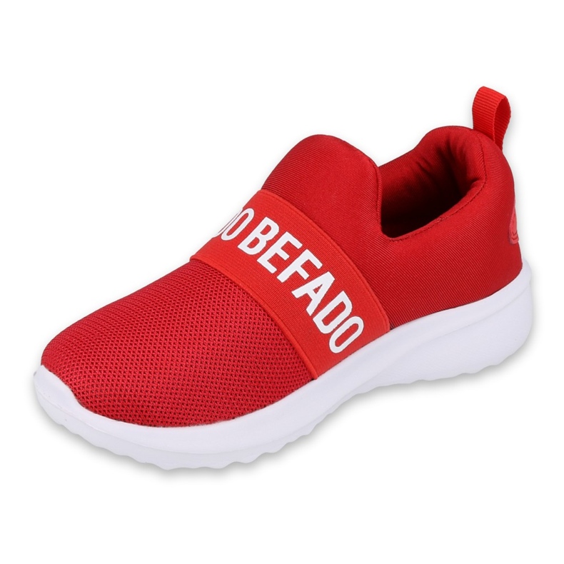Befado children's shoes 516X081 white red 1 Befado children's shoes 516X081 white red 1
