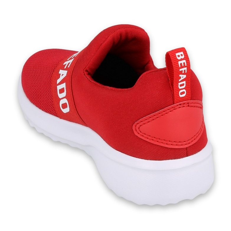 Befado children's shoes 516X081 white red 2 Befado children's shoes 516X081 white red 2