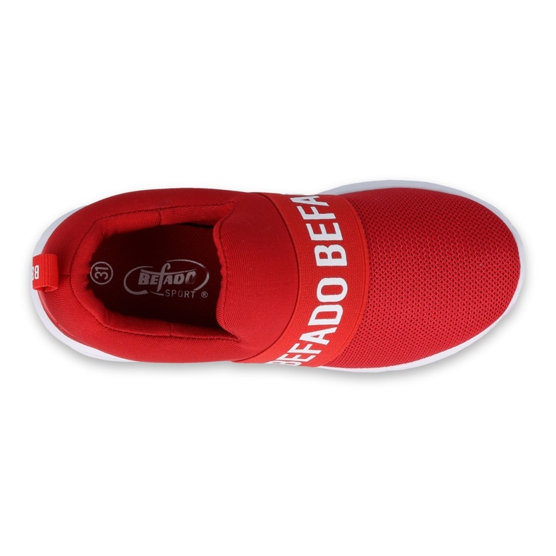 Befado children's shoes 516X081 white red 3 Befado children's shoes 516X081 white red 3