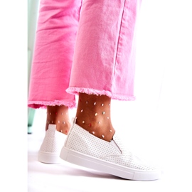 FK2 Women's White Viviana Slip On Shoes 4