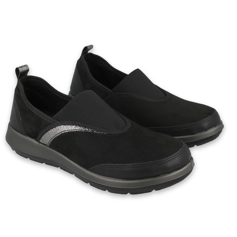 Befado women's shoes 156D006 black silver 5