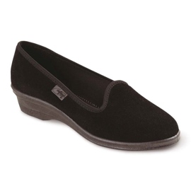Black Befado 262D008 wedge sneakers 1