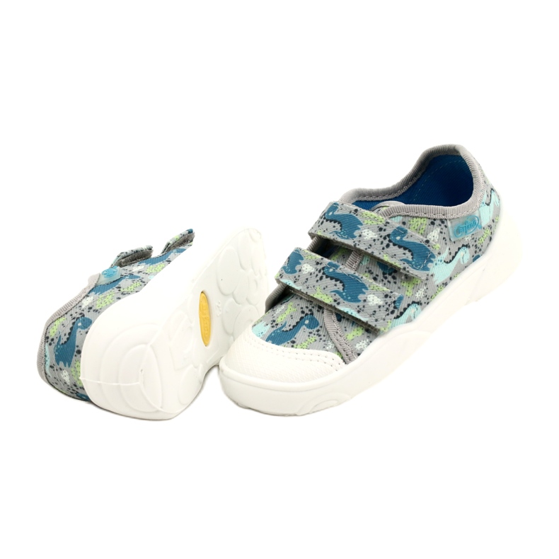 Befado children's shoes 907P156 Dino blue grey green 5