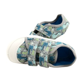 Befado children's shoes 907P156 Dino blue grey green 4