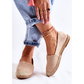 PG1 Women's Slip-on Suede Espadrilles Beige Corry 2