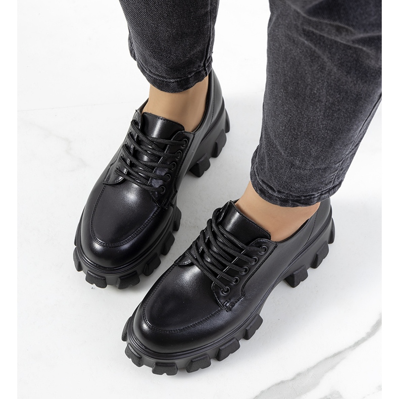 Black shoes on a Massey trapper sole 1