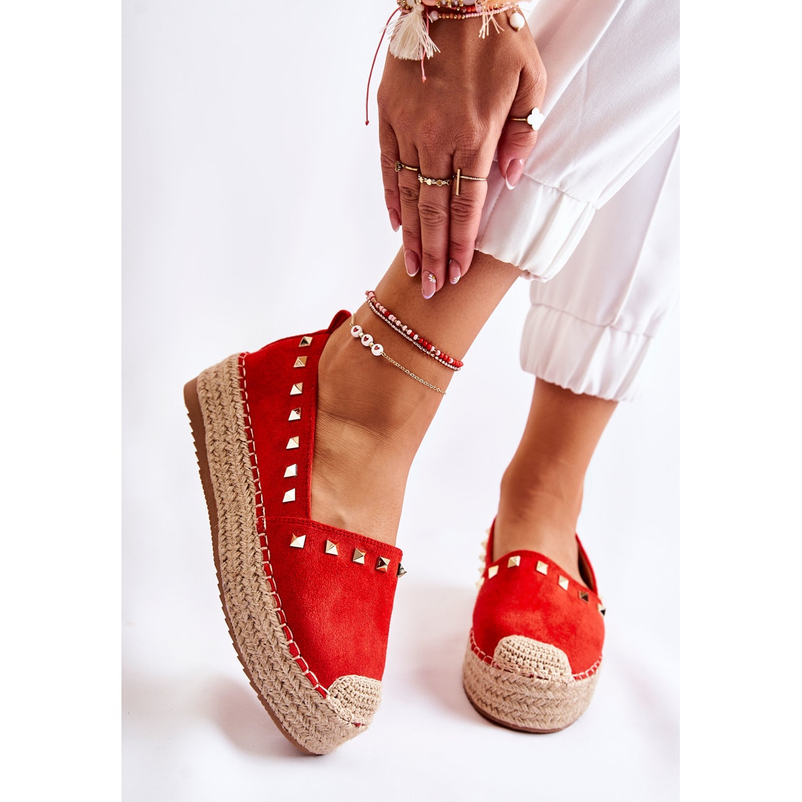Espadrillas sales platform borchie