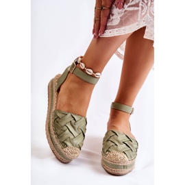 WS1 Women's Espadrilles Sandals On The Green Susane Platform 1