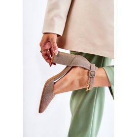 WS1 Shiny Pumps On A Bar Dark gold Amira golden 2