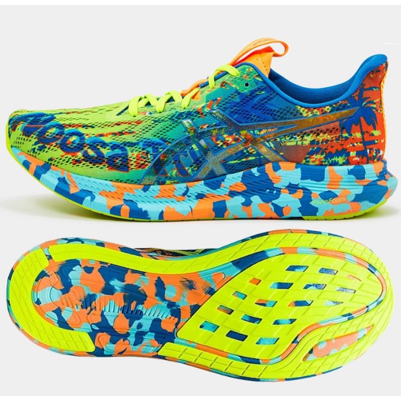 Asics Noosa Tri 14 M 1011B368-300 running shoes red blue multicolored green 1
