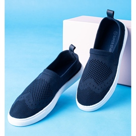 SHELOVET Navy blue Slipons 2 SHELOVET Navy blue Slipons 2