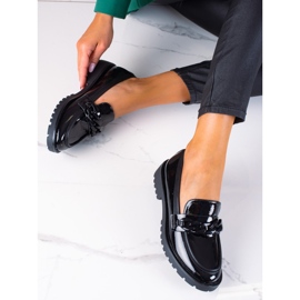 SHELOVET Fashionable loafers black 2
