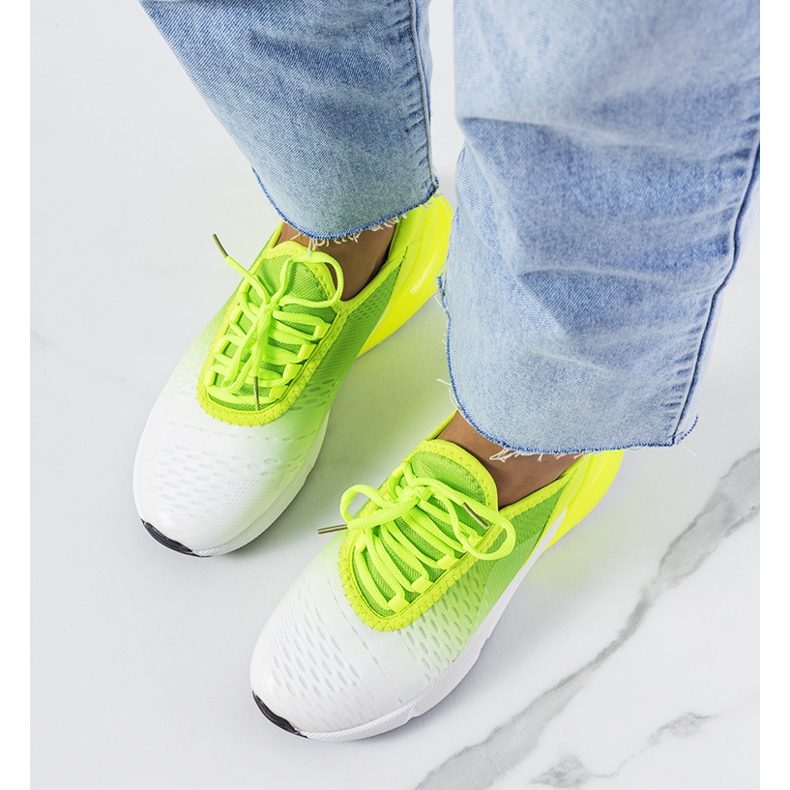 Green Glaner sports sneakers white 1