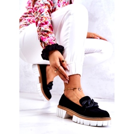 PS1 Suede Loafers With Black Talisa Decoration 3