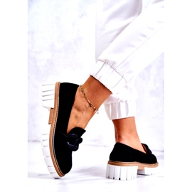 PS1 Suede Loafers With Black Talisa Decoration 5