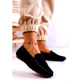 Women's Suede Loafers Big Star JJ274654 Black 2