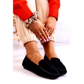 Women's Suede Loafers Big Star JJ274654 Black 4