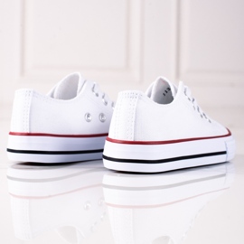 White Vico children's sneakers with elastics 1